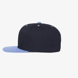Boné aba reta azul marinho e azul claro Two color 19 - Lateral