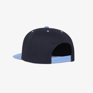 Boné aba reta azul marinho e azul claro Two color 19 - Perfil tr