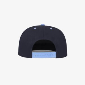 Boné aba reta azul marinho e azul claro Two color 19 - Traseiro