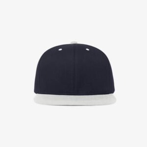 Boné aba reta azul marinho e cinza claro Two color 19 - Frente