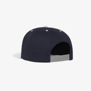 Boné aba reta azul marinho e cinza claro Two color 19 - Perfil tr