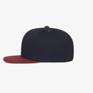 Boné aba reta azul marinho e vermelho - Two Lateral