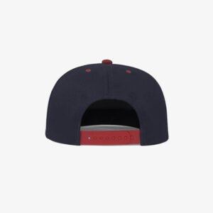 Boné aba reta azul marinho e vermelho - Two Traseiro