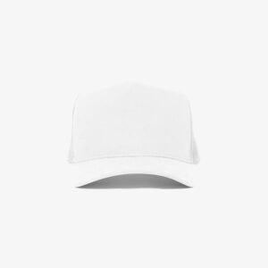 Boné trucker de tela todo branco - One color frente