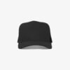Boné trucker de tela todo preto - One color frente