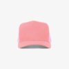 Boné trucker de tela todo rosa claro - One color frente