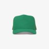Boné trucker de tela todo verde - One color frente