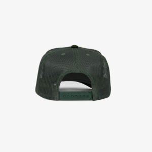 Boné trucker de tela todo verde musgo - One color Traseiro