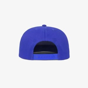 Boné aba reta em sarja azul royal - Traseiro