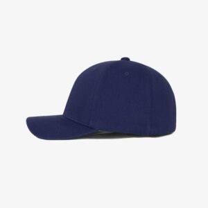 Boné flex fechado em brim azul 0593 - Lateral