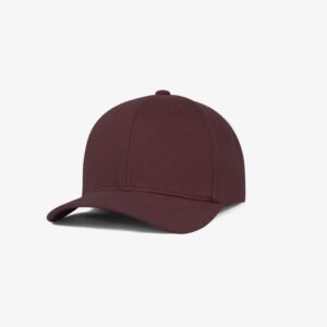 Boné flex fechado em brim bordo 3089 - Perfil