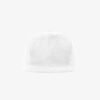 Boné snapback aba reta em veludo branco - Frente