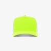 Boné trucker de sarja frente verde fluorescente 16 e traseira de tela branca - Frente
